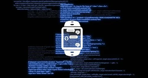 Image of ai data processing over chat bot and smartwatch with data Stock Photos