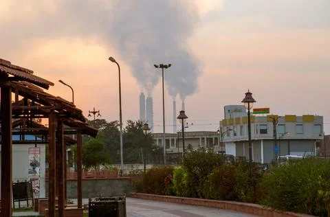 Image of air pollution Stock Photos