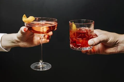 Image of alcoholic cocktail on the table Foto stock