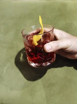 Image of alcoholic cocktail on the table Stock Photos