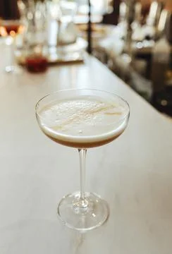 Image of alcoholic cocktail on the table Stock Photos