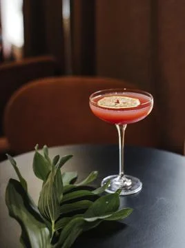 Image of alcoholic cocktail on the table Stock Photos