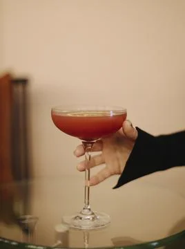 Image of alcoholic cocktail on the table Stock Photos