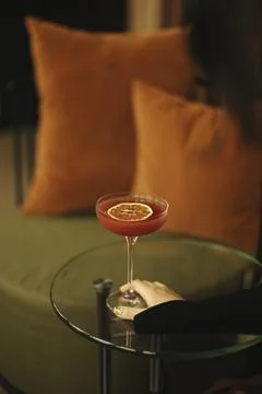 Image of alcoholic cocktail on the table Foto stock