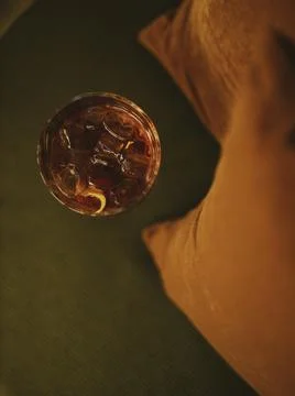 Image of alcoholic cocktail on the table Stock Photos