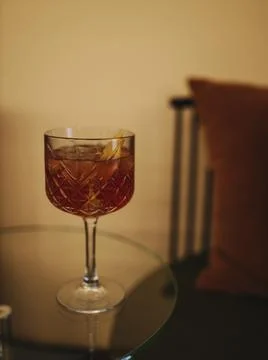 Image of alcoholic cocktail on the table Stock Photos