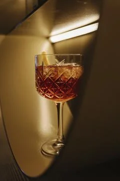 Image of alcoholic cocktail on the table Foto stock