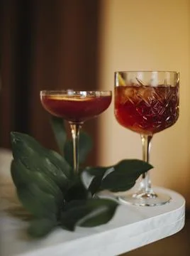 Image of alcoholic cocktail on the table Foto stock
