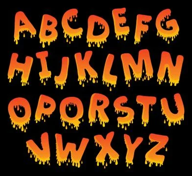 Image with alphabet theme - illustration. 库存插图