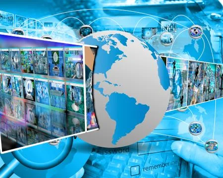 Image and earth Illustrazione stock