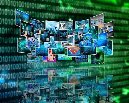 Image and reflection Illustrazione stock