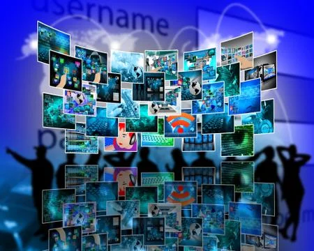 Image and reflection Stock Illustration