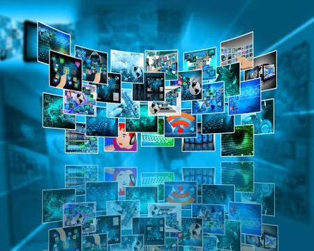 Image and reflection Stock Illustration