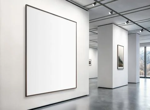 An image of a Art Gallery Stock Illustration