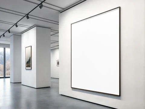 An image of a Art Gallery Stock Illustration