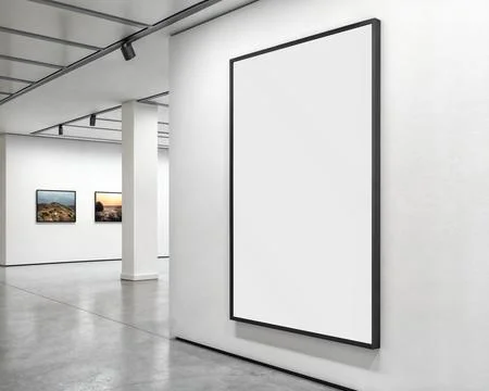An image of a Art Gallery Stock Illustration