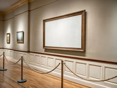 An image of a Art Gallery Stock Illustration