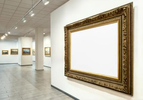 An image of a Art Gallery Stock Illustration