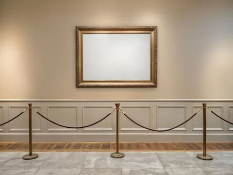 An image of an Art Gallery Stock Illustration