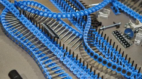 Image of an automatic screwdriver. Stock Photos