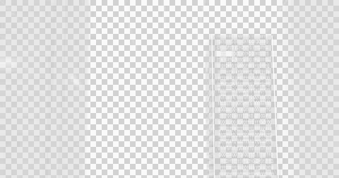 Image of bars with data processing over shapes on transparent background Stock Illustration