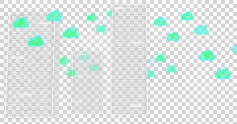 Image of bars with data processing over cloud icons on transparent background Illustrazione stock