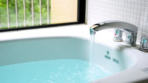 Image of bath Video stock 250426692