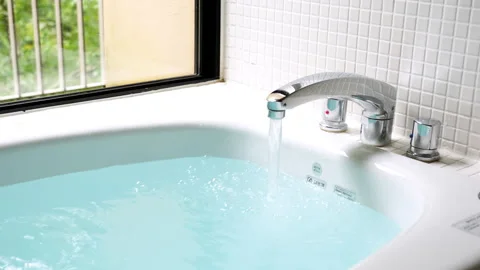 Image of bath Video stock 250427144