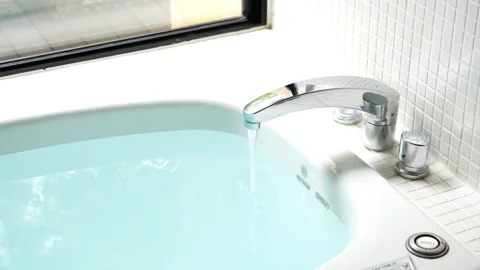 Image of bath Video stock 250427239