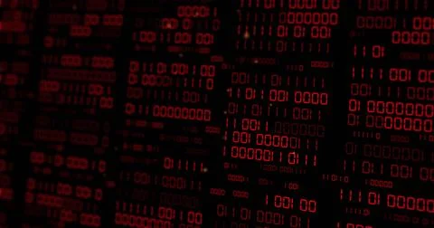 Image of binary coding and data processing Foto stock