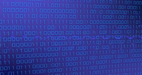 Image of binary coding over dna strand 写真素材