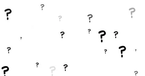 Image of black question marks icons on black background Stock Illustration