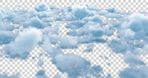 Image of blue and grey fluffy clouds Stock Illustration
