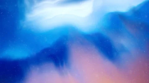 An image of a blue aurora in the sky. abstract light motion loop background loop Stock Footage 256486237