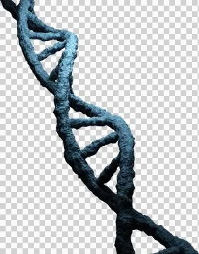 Image of blue dna strand structure Stock Photos