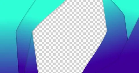 Image of blue gradient lines waving in seamless loop on white background イラスト素材