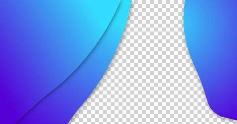 Image of blue gradient lines waving in seamless loop on white background Stock Illustration