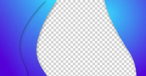 Image of blue gradient lines waving in seamless loop on white background Stock Illustration