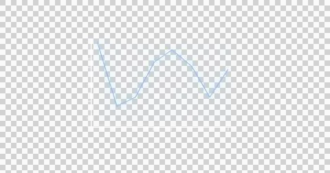 Image of a blue line graph forming and disappearing on black background Stock-Illustration