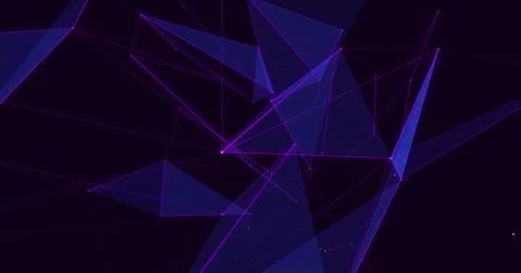 Image of blue shapes on black background Stock Illustration