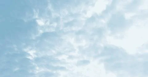 Image of blue sky with clouds and copy space Stock Photos