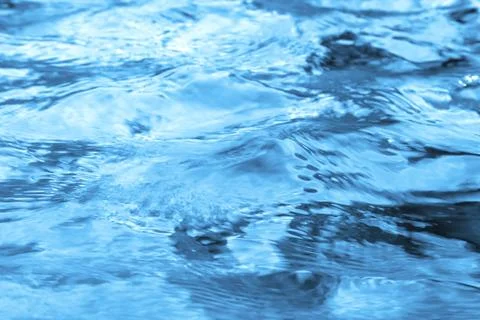 Image of blue water moving like waves Stock Photos