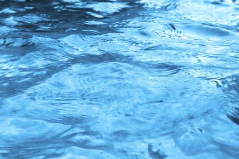 Image of blue water moving like waves Stock Photos