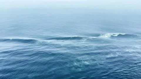 Image of blue waves, abstract background, 0.5x speed Stock Footage 329337848