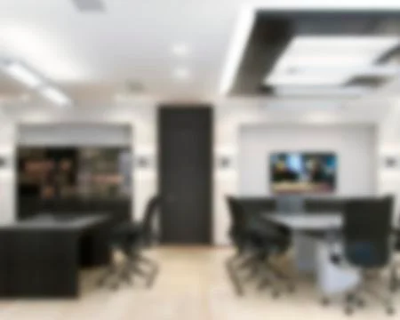 Image blurring in the office Stock Photos