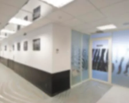 Image blurring in the office Stock Photos