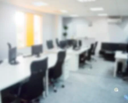 Image blurring in the office Stock Photos