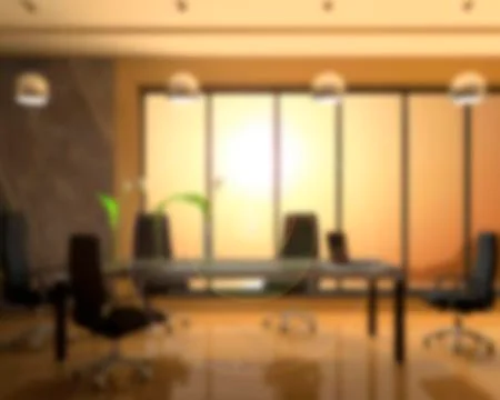 Image blurring in the office Stock Photos