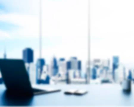 Image blurring in the office Stock Photos