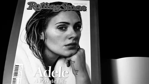 Image of British singer-songwriter Adele Video stock 251367842